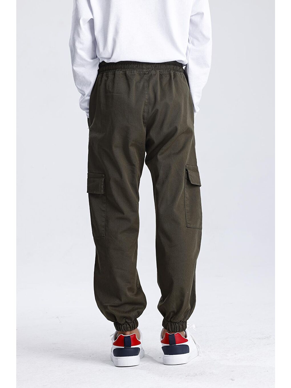 Haki Kargo Cep Pantolon-3