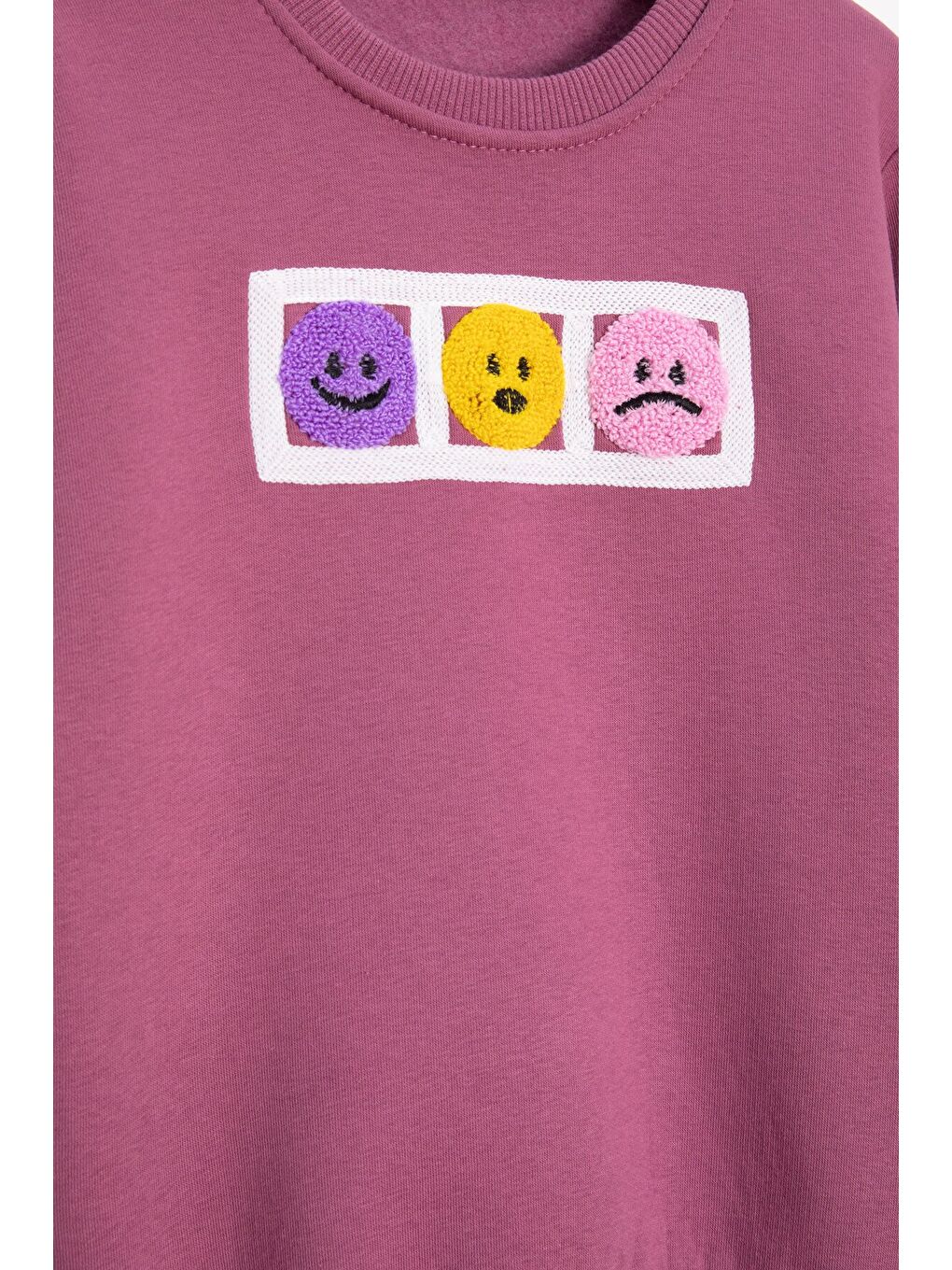 Pembe Gül Kurusu Gülenyüz Nakışlı Şardonlu Kız Çocuk Eşofman Takımı 23359-1