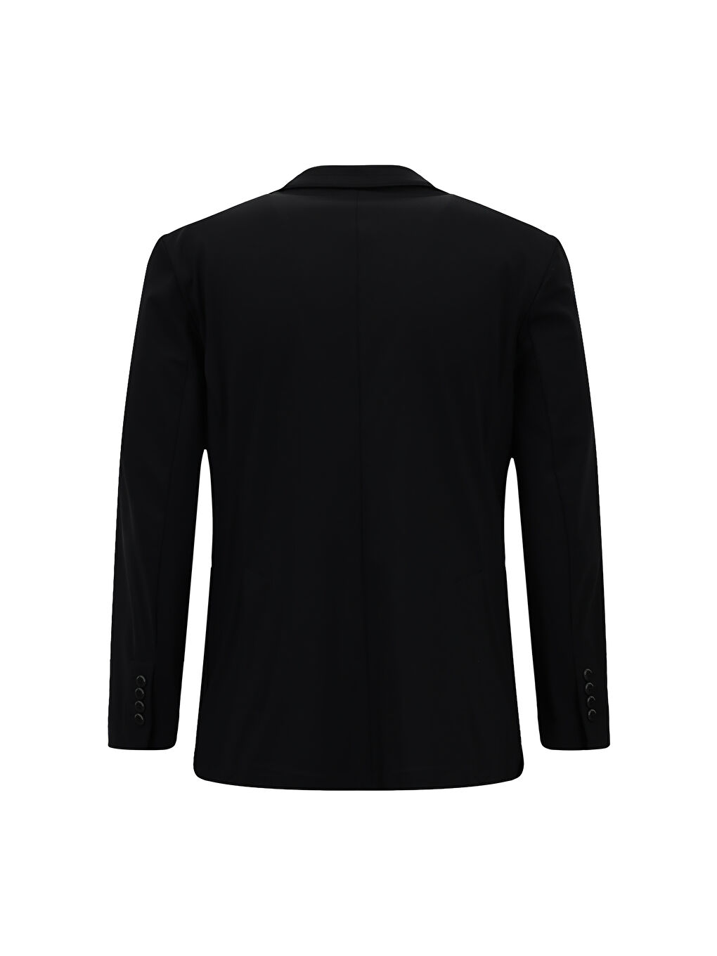Siyah Techno-Line Slim Fit Dar Kesim Klasik Ceket-1