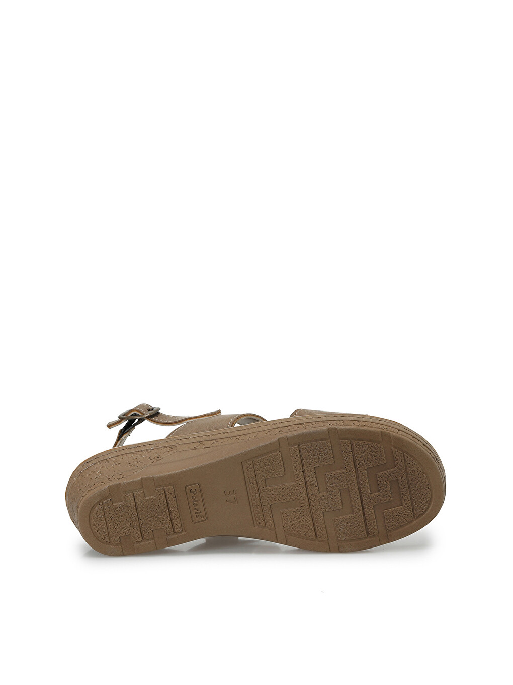 Bej 409036.Z Vizon Kadın Comfort Sandalet-5