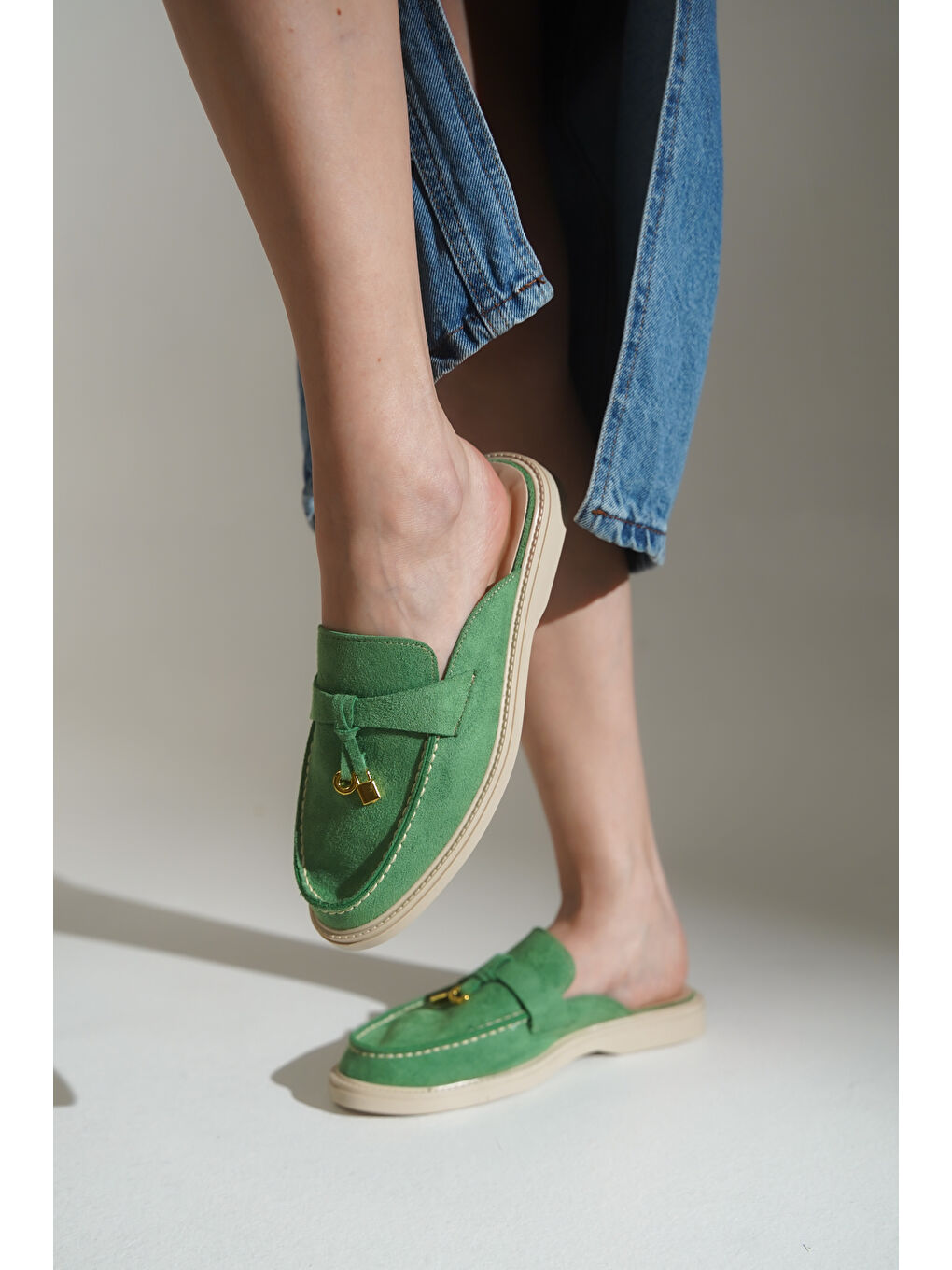 Yeşil Karol Kadın Terlik LNP-2