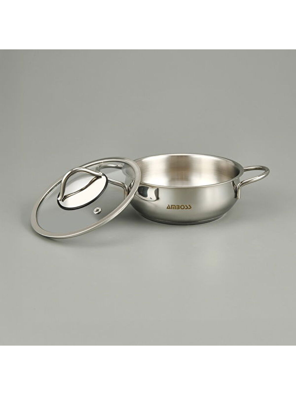 Gri Stone Güveç Sahan Seti - Inox - 14-16-18 cm-4