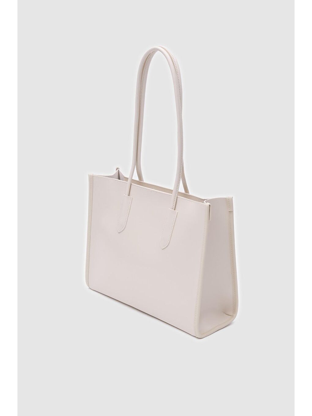 Ekru Paella Omuz Çantası Krem-2