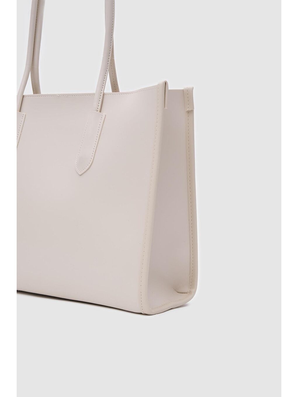 Ekru Paella Omuz Çantası Krem-3