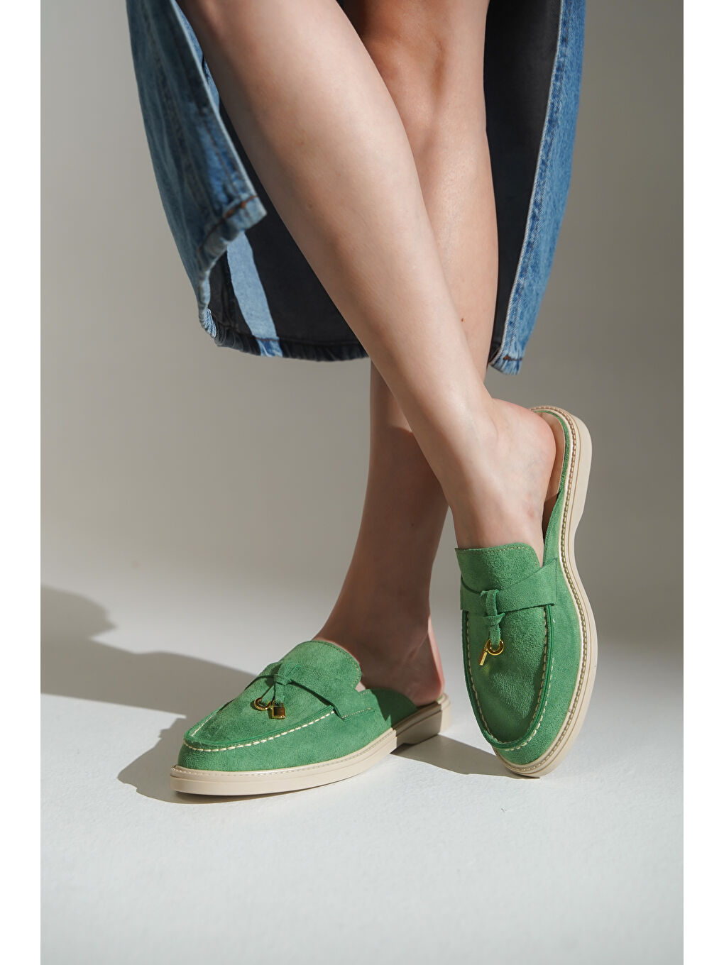 Yeşil Karol Kadın Terlik LNP-7