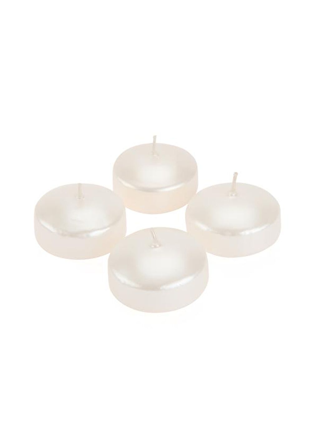 Karışık 4'lü Yüzen Mum - Sedef - 5 cm-3