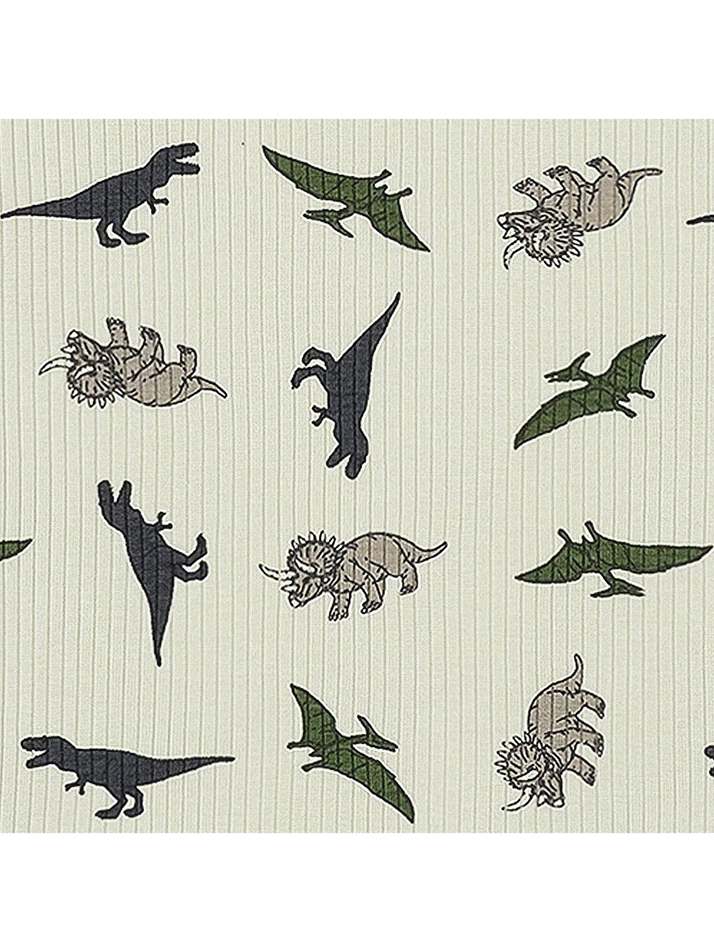 Yeşil Dinozorların Macerası Kısa Kollu Bebek Set-4