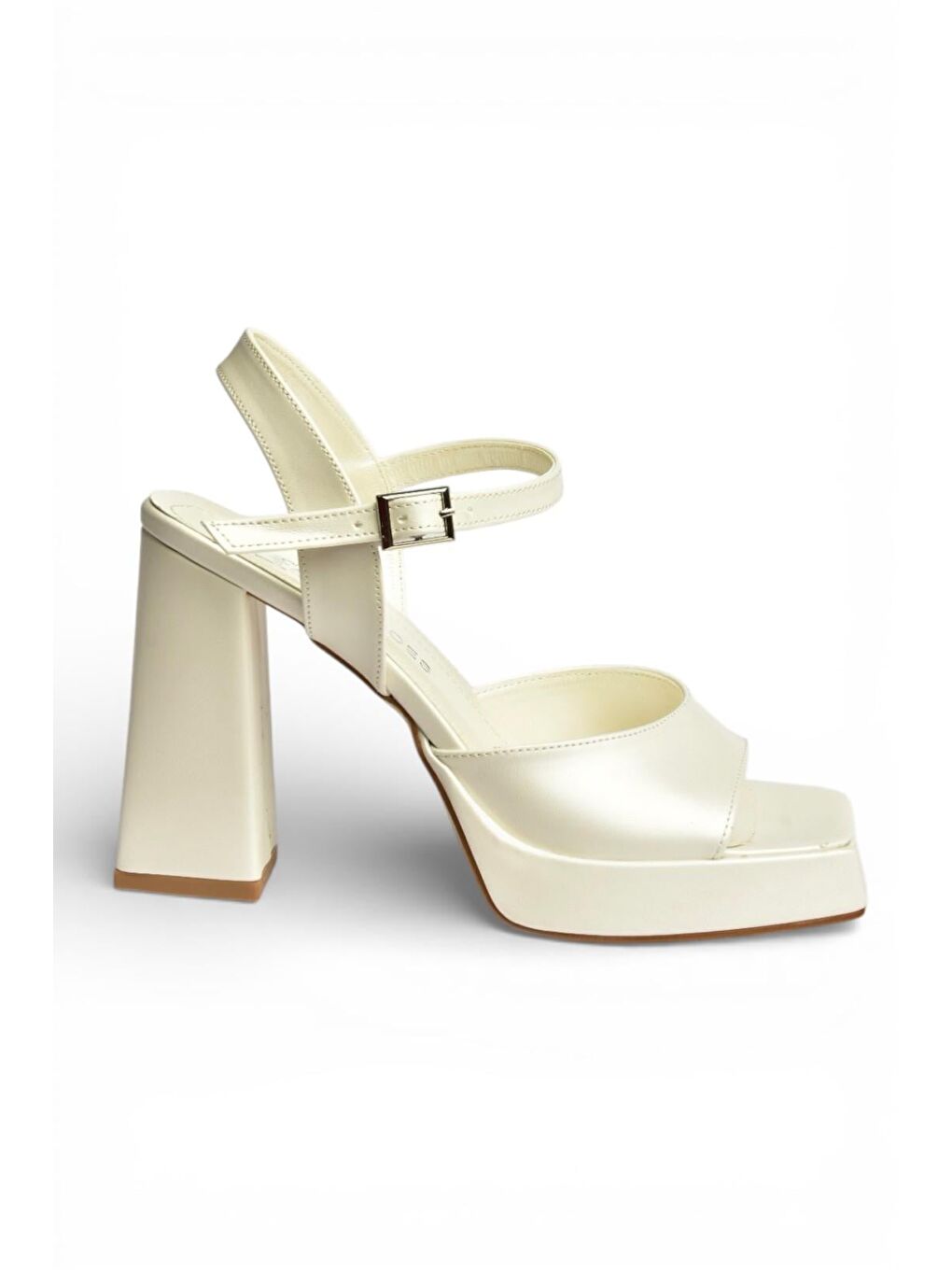 Bej Sedef Kadın Topuklu Ayakkabı Y246055009-5