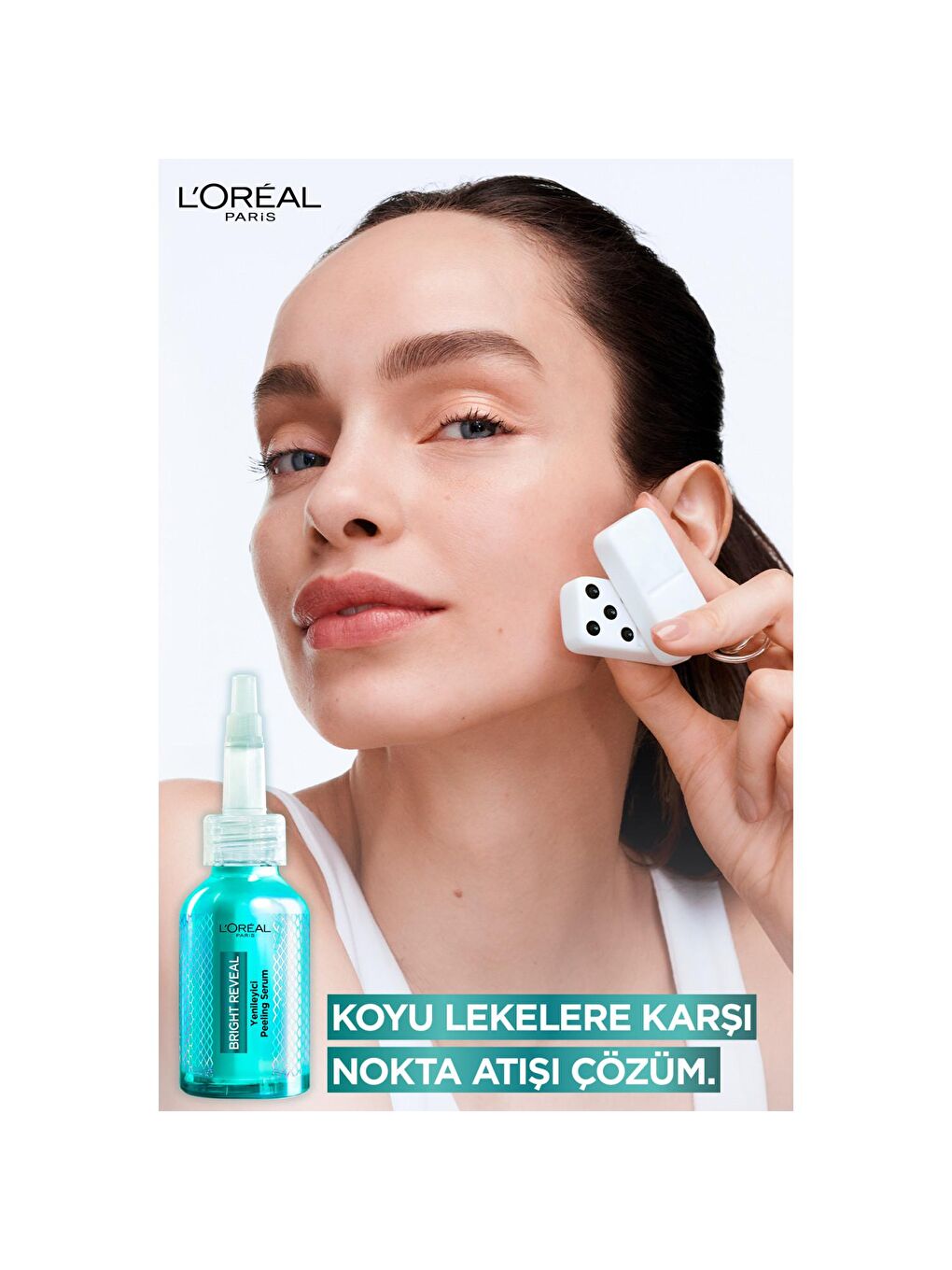 L'Oreal Paris Siyah Bright Reveal Koyu Lekelere Karşı Hızlı Etkili Yenileyici Peeling Serum 25% [AHA + BHA + PHA] 25 ml - 1