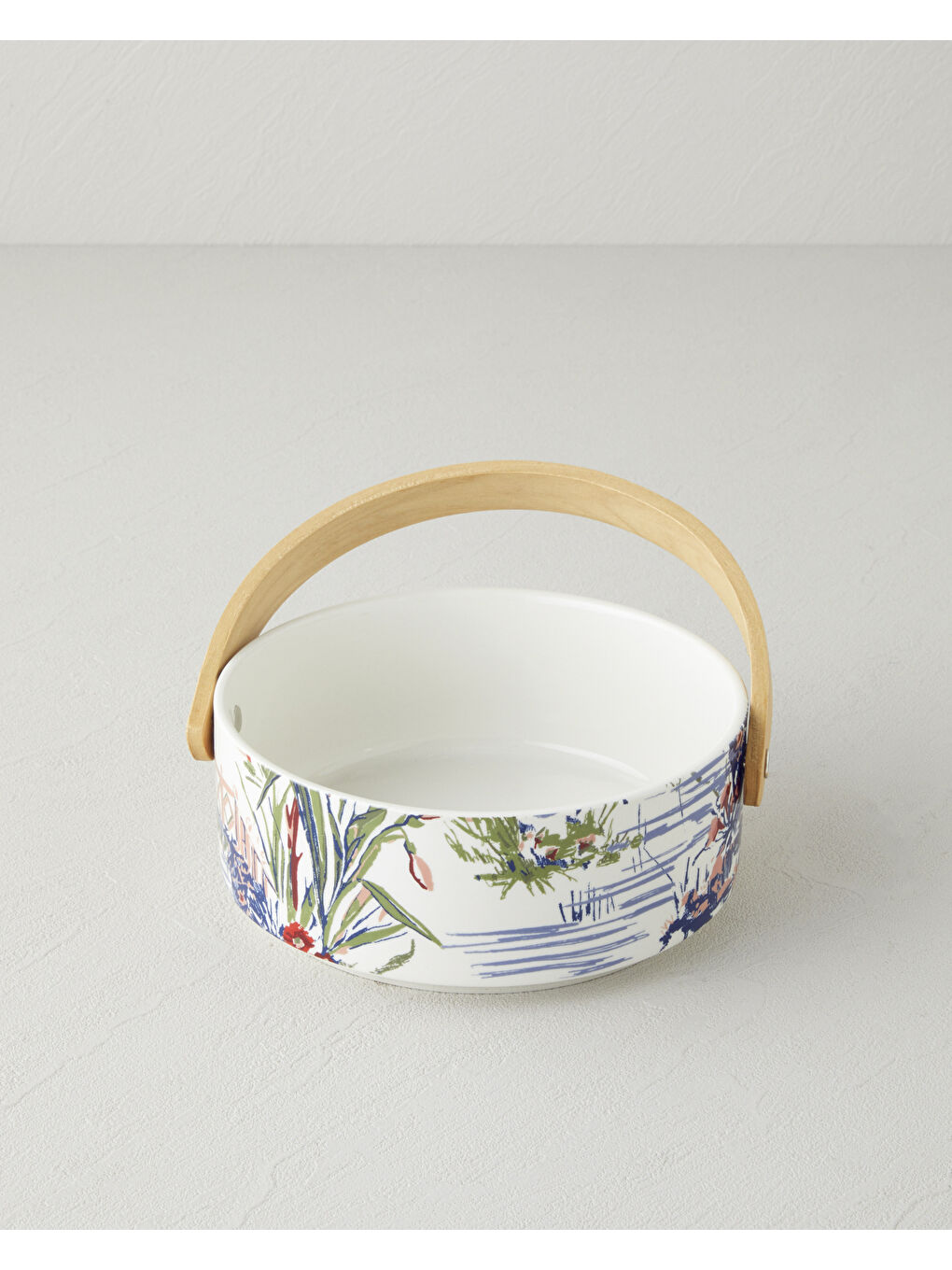 Siyah Garden Serenity Stoneware Sunumluk 17x7 cm Renkli-1