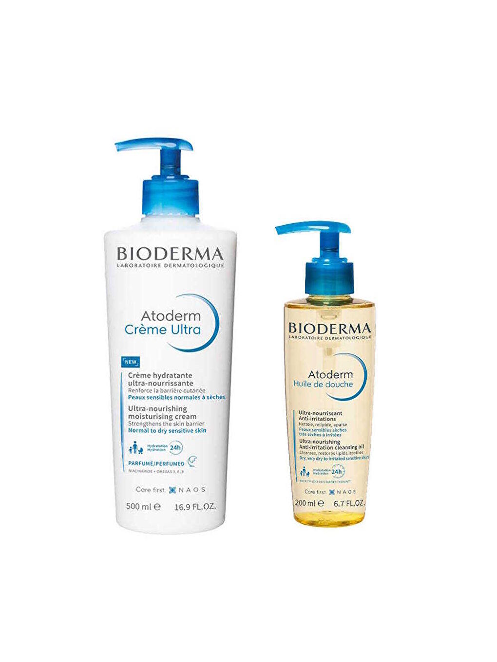 Bioderma Atoderm Cream + Shower Oil Seti