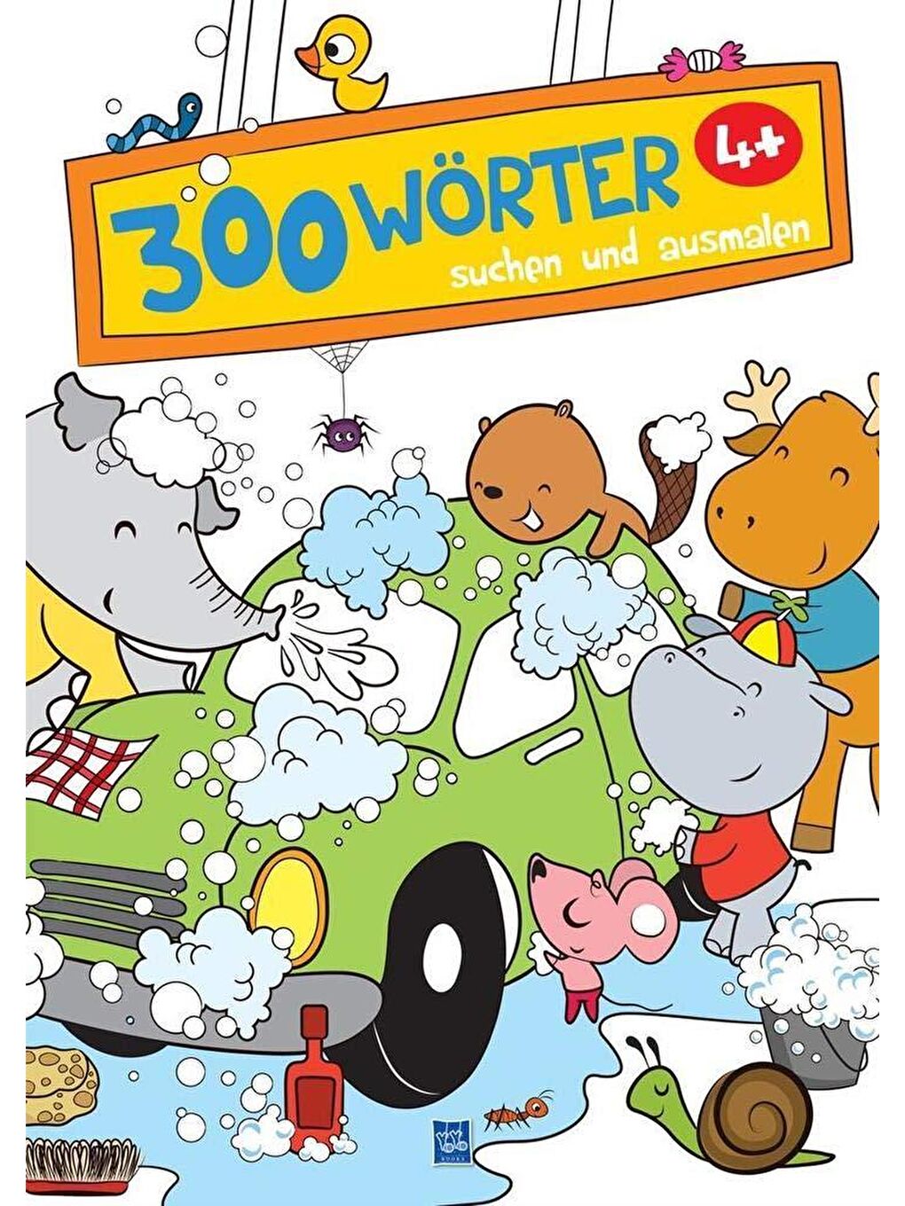 300 Wörter suchen und ausmalen - Autowaschen