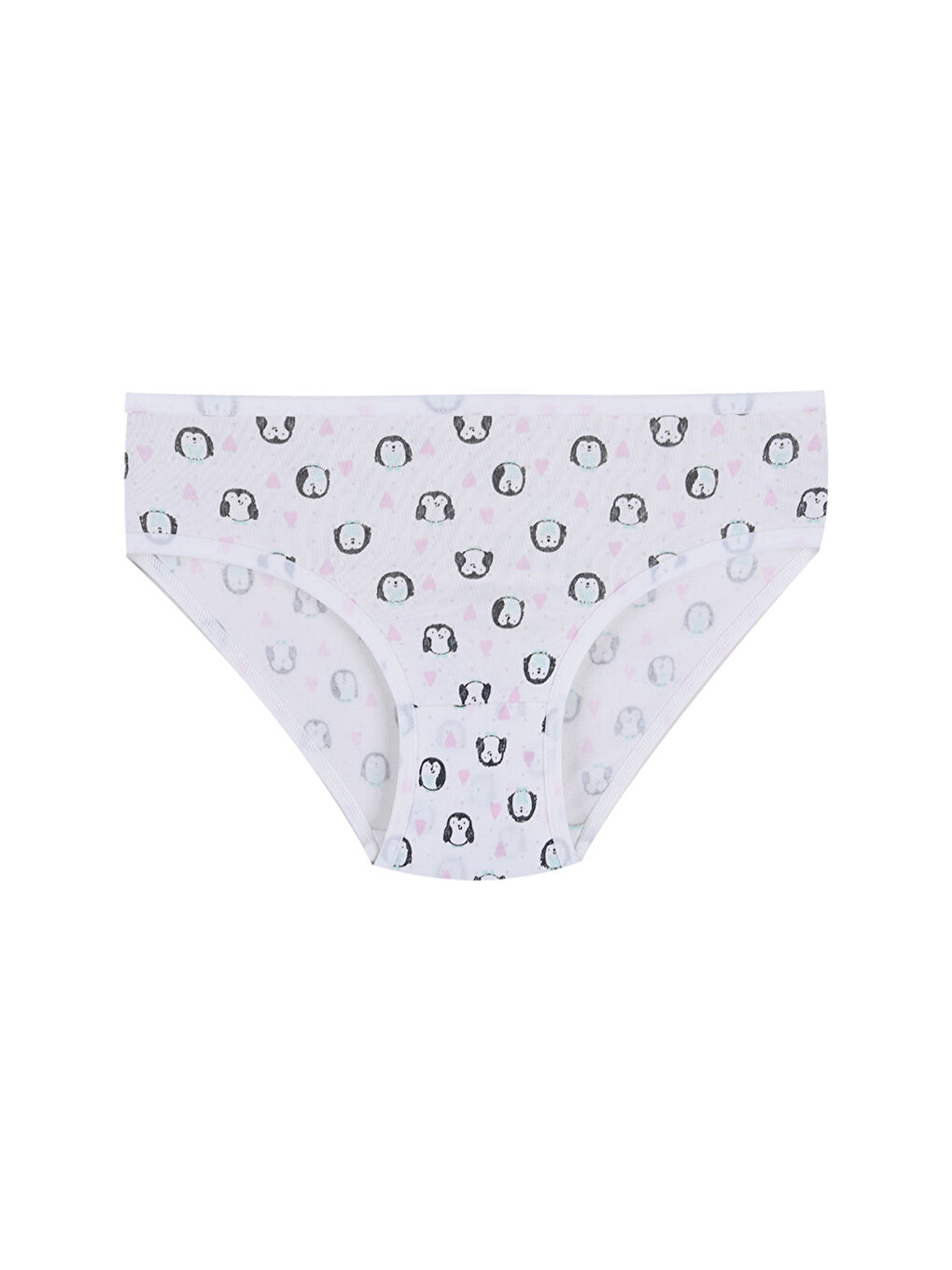 Pembe Kız Çocuk 6'lı Desenli Slip-2