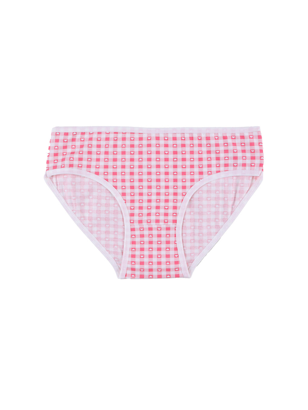 Pembe Kız Çocuk 6'lı Desenli Slip-3