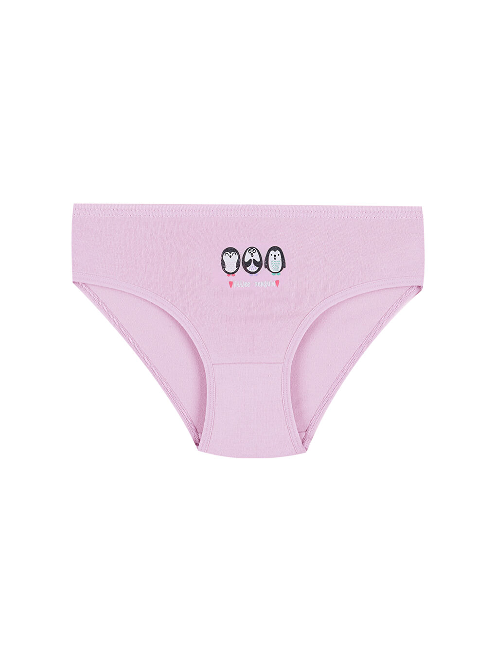 Pembe Kız Çocuk 6'lı Desenli Slip-4