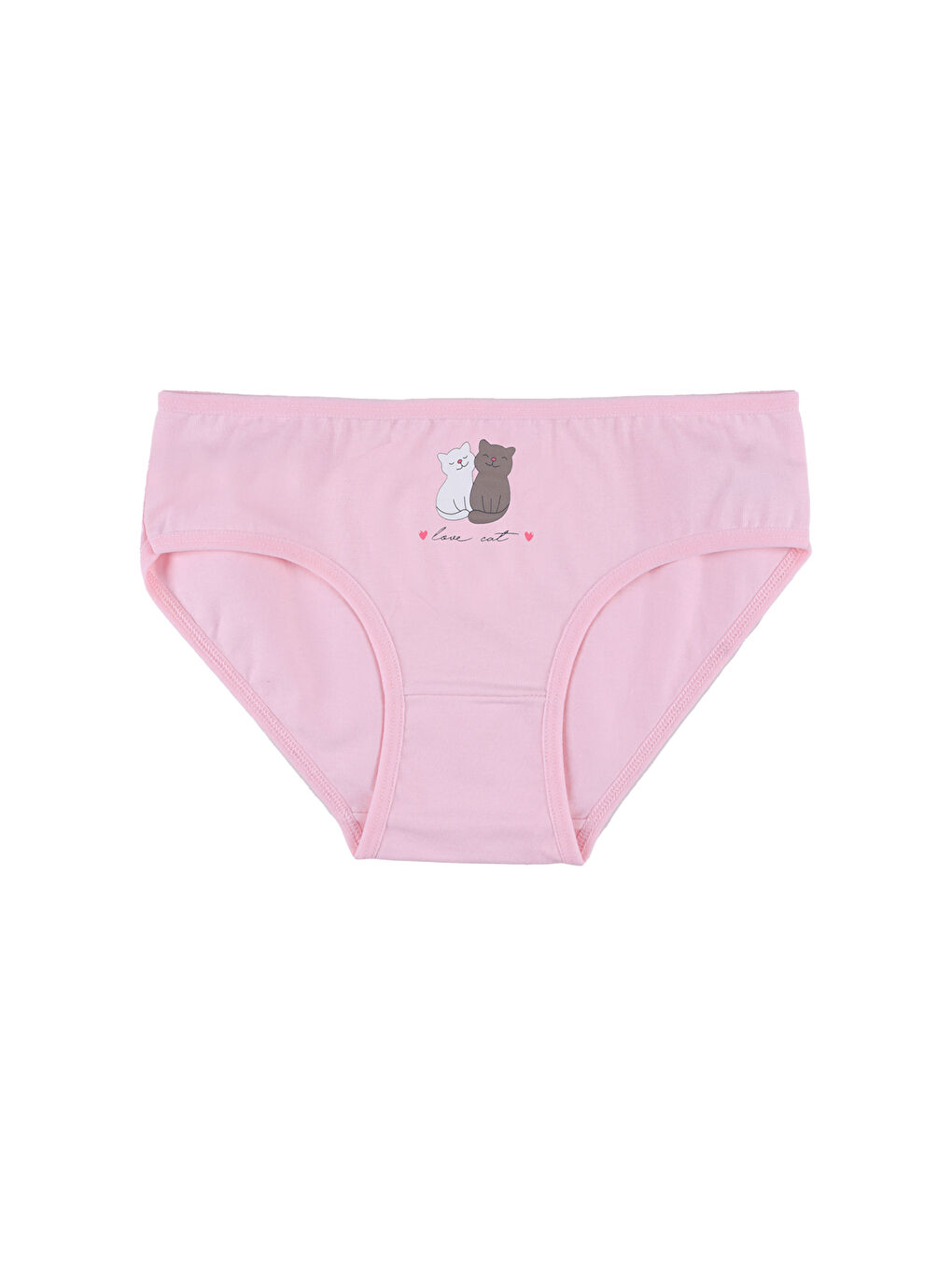 Pembe Kız Çocuk 6'lı Desenli Slip-5