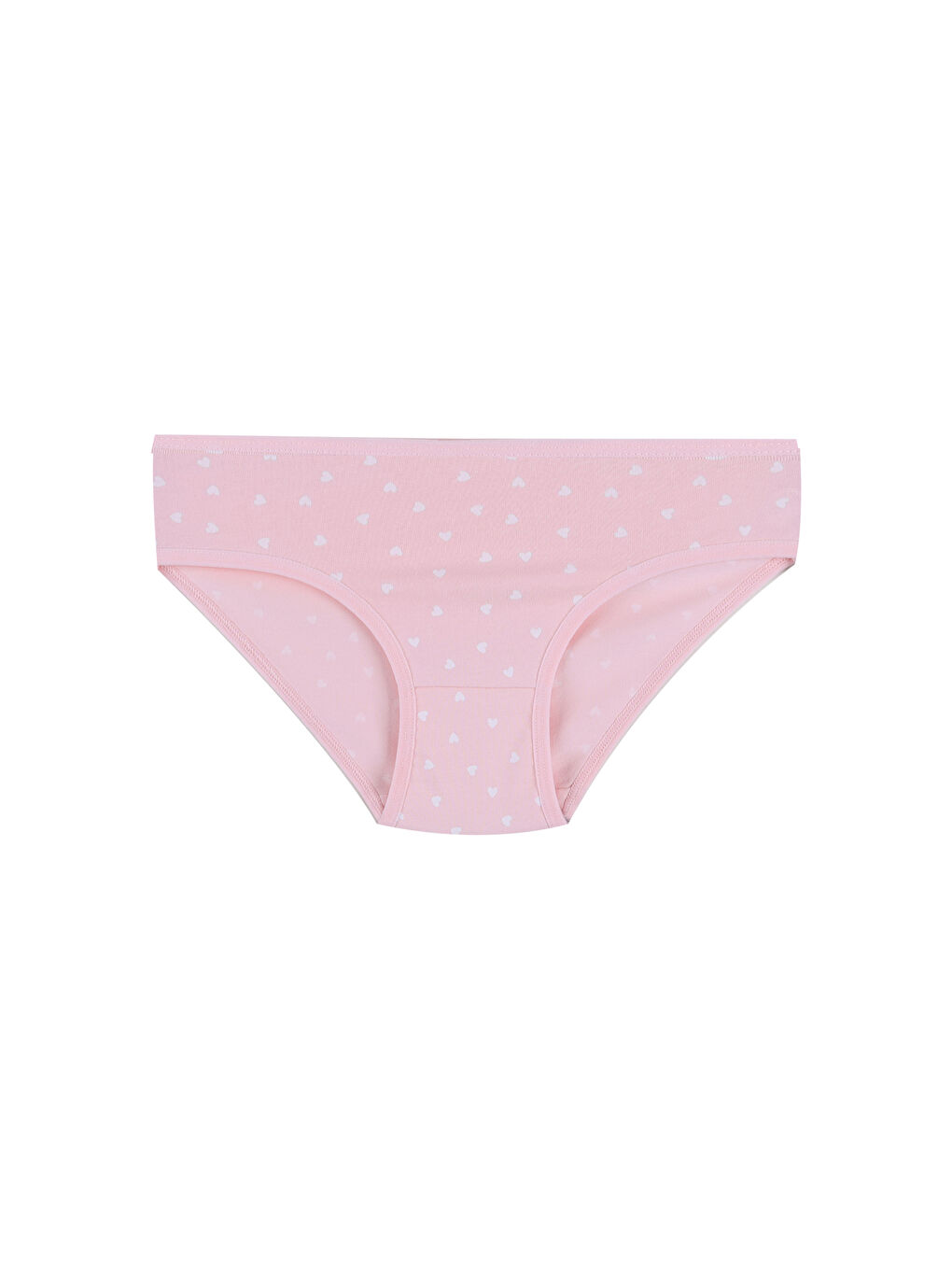 Beyaz Kız Çocuk 6'lı Desenli Slip-5