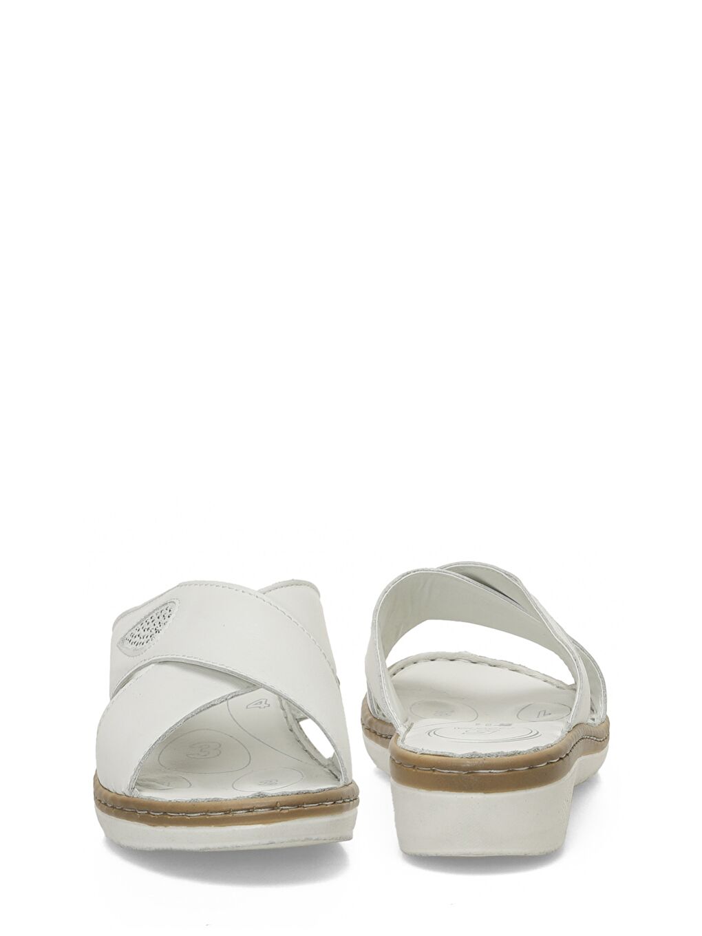 105503.Z5FX Beyaz Kadın Terlik-4