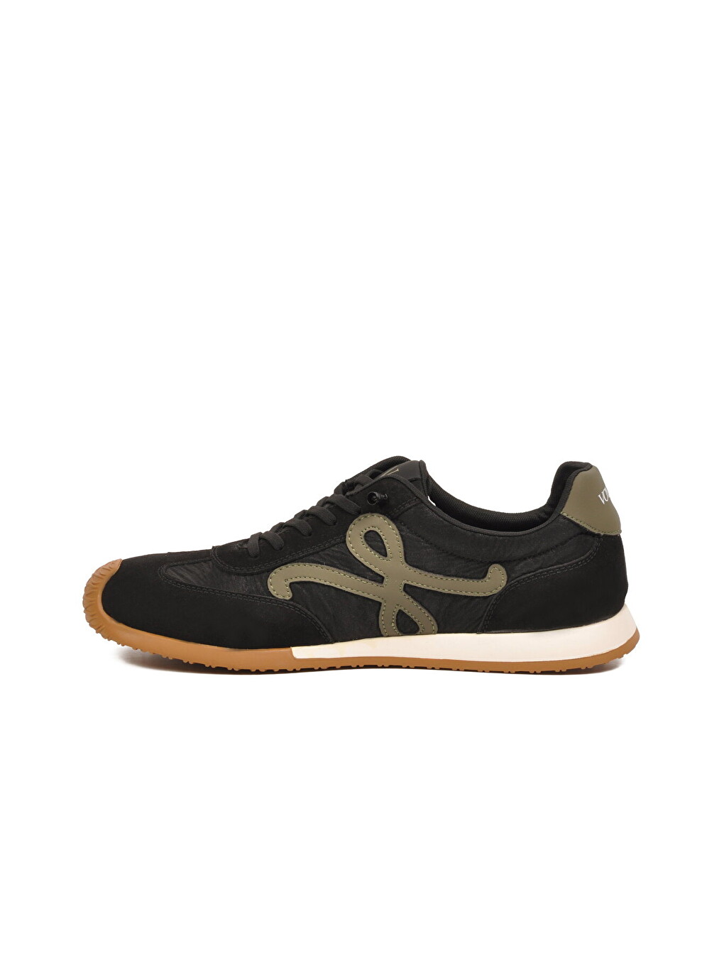 Siyah Bağcıklı Hafızalı Rahat Tabanlı Retro Erkek Casual Ayakkabı Sneaker E472 M-3