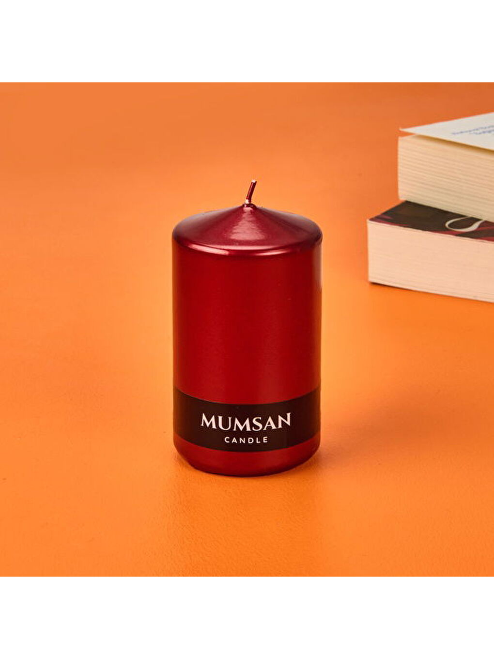 Baton Mum - Metalik Bordo – 6x10 cm-2