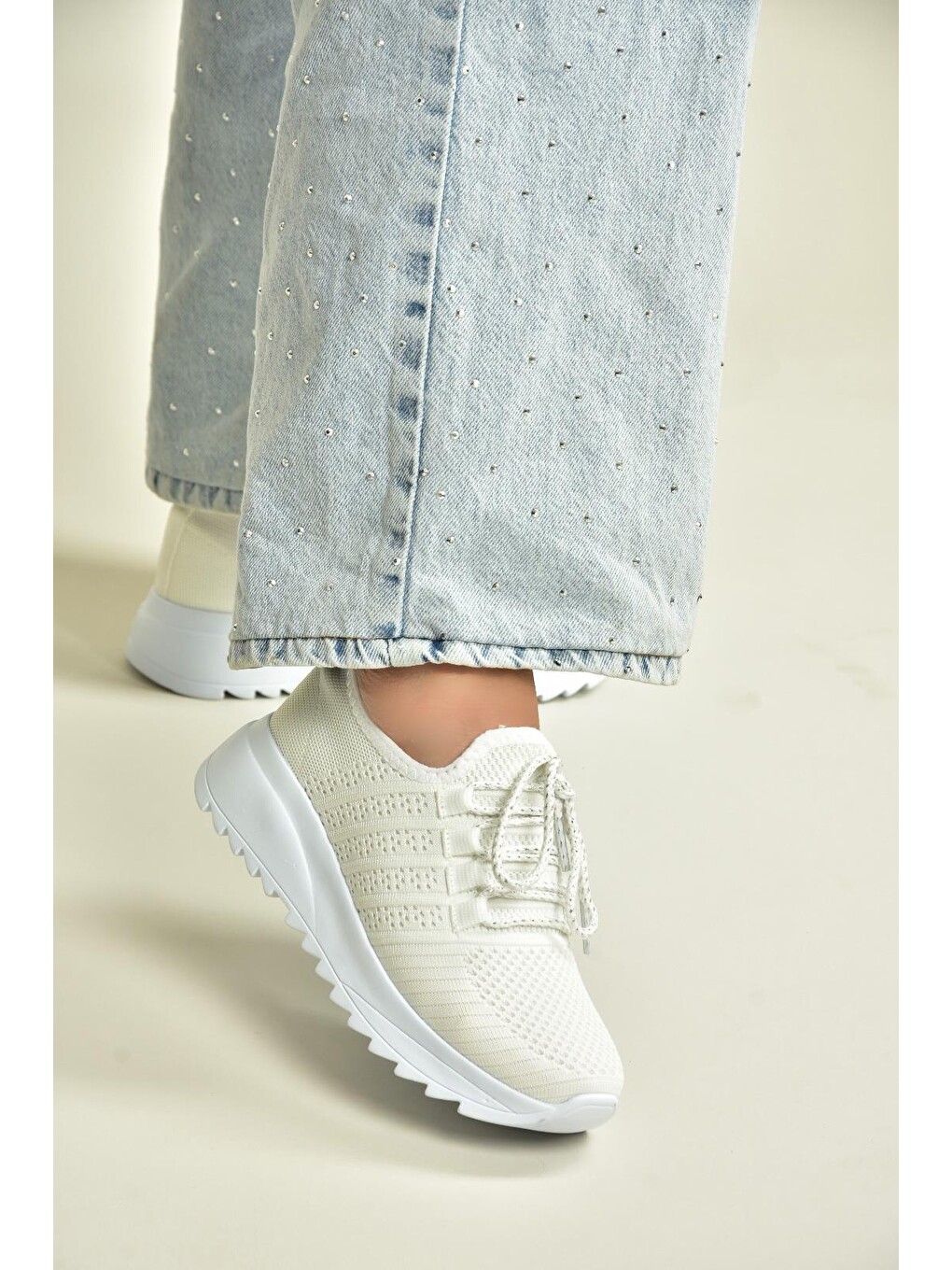 Beyaz Kadın Sneaker U7021012