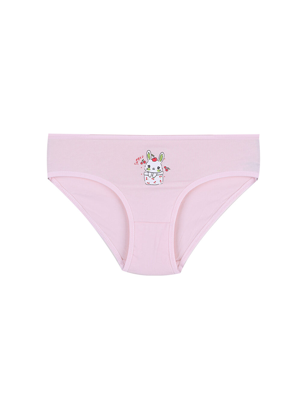 Gri Kız Çocuk 6'lı Desenli Slip-6