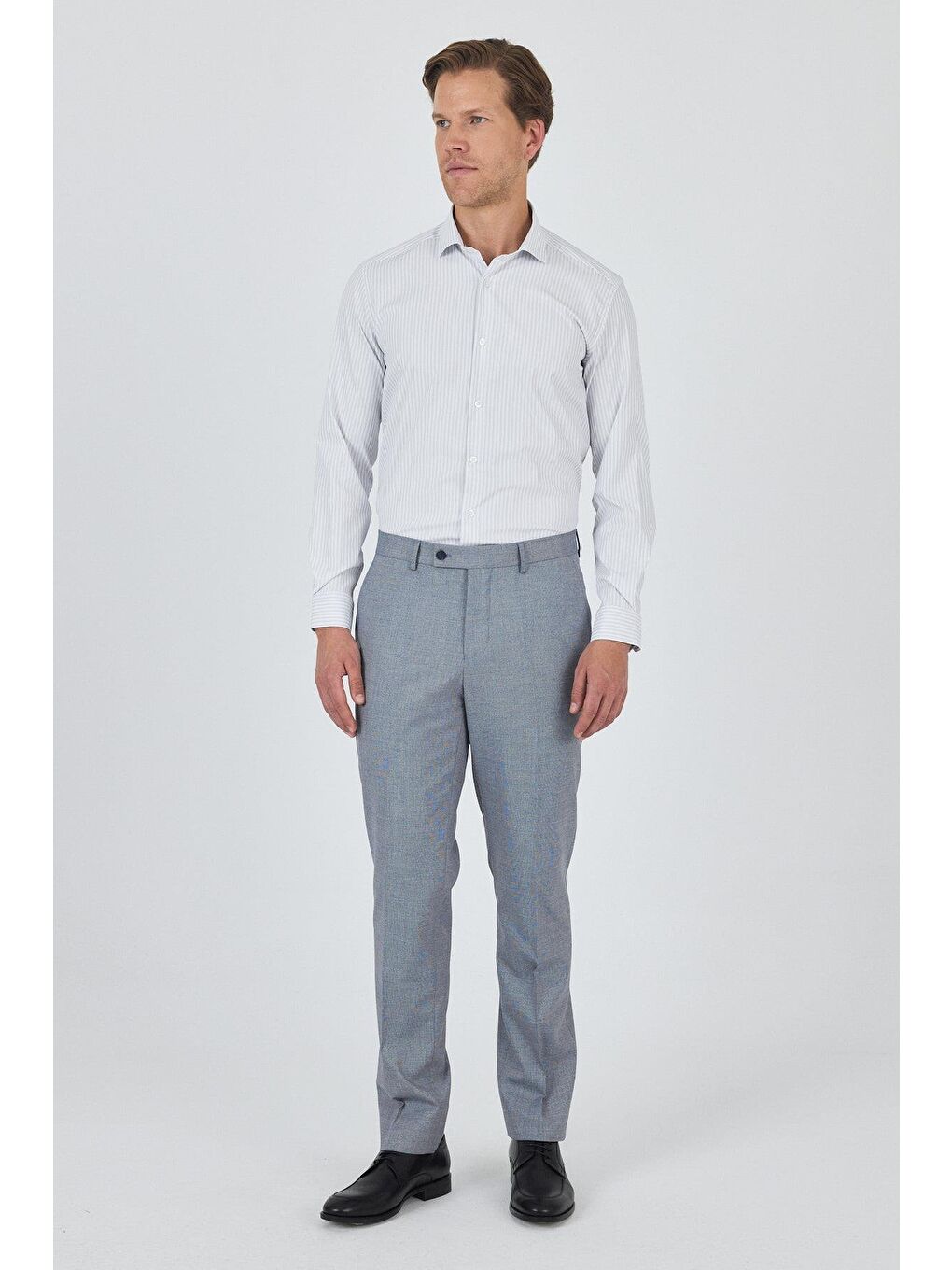 Koyu Mavi Esnek Yandan Cepli Comfort Fit Classic Pantolon 1003250151-2