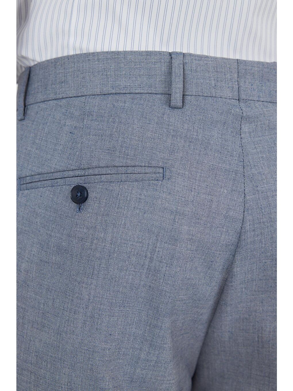 Koyu Mavi Esnek Yandan Cepli Comfort Fit Classic Pantolon 1003250151-4