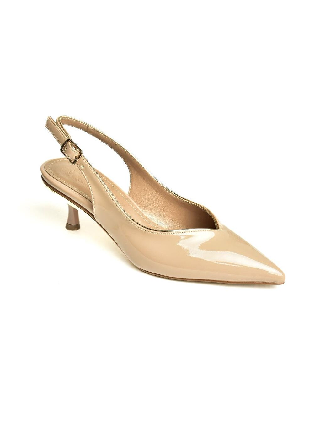 Bej U8205033 Ten Kadın Topuklu Ayakkabı-1