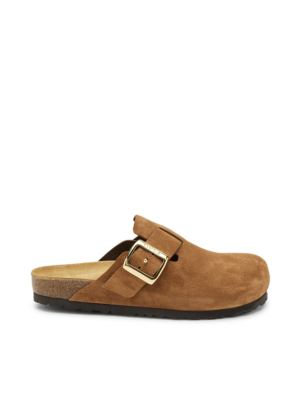 Kahverengi Kadın Terlik 17B5 Suede Mules