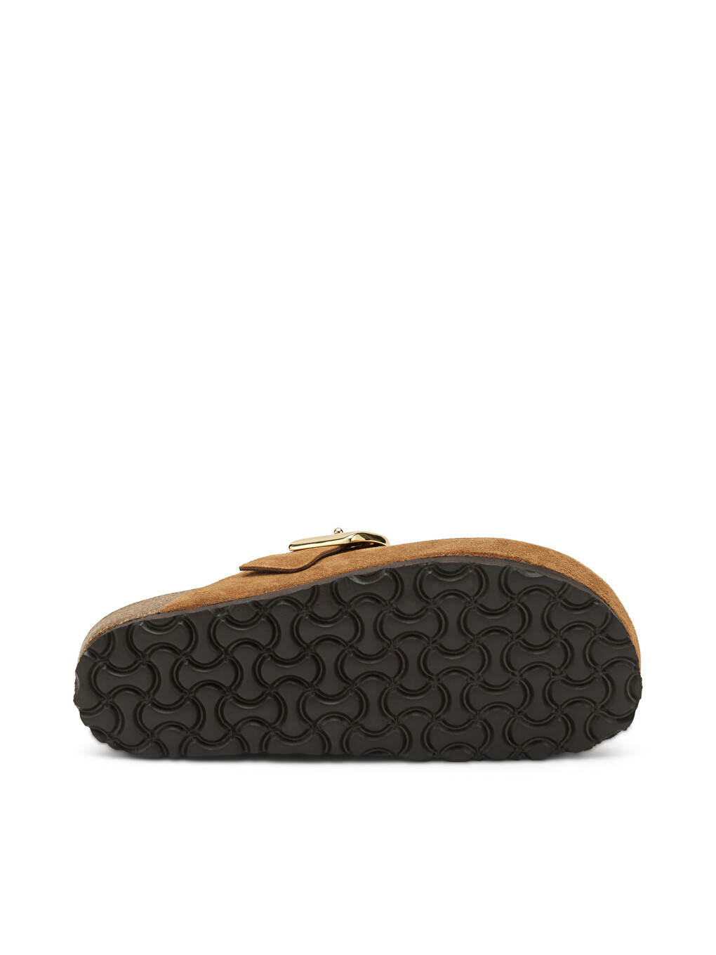 Kahverengi Kadın Terlik 17B5 Suede Mules-4