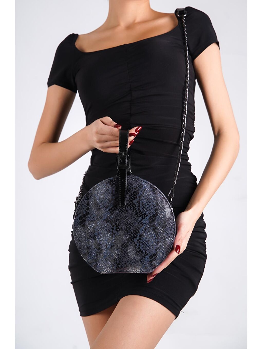 Antrasit World Kadın El & Omuz Çantası-3