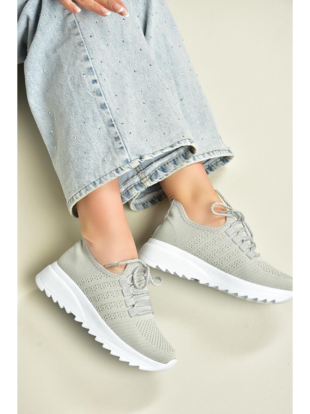 Gri Kadın Sneaker U7021012