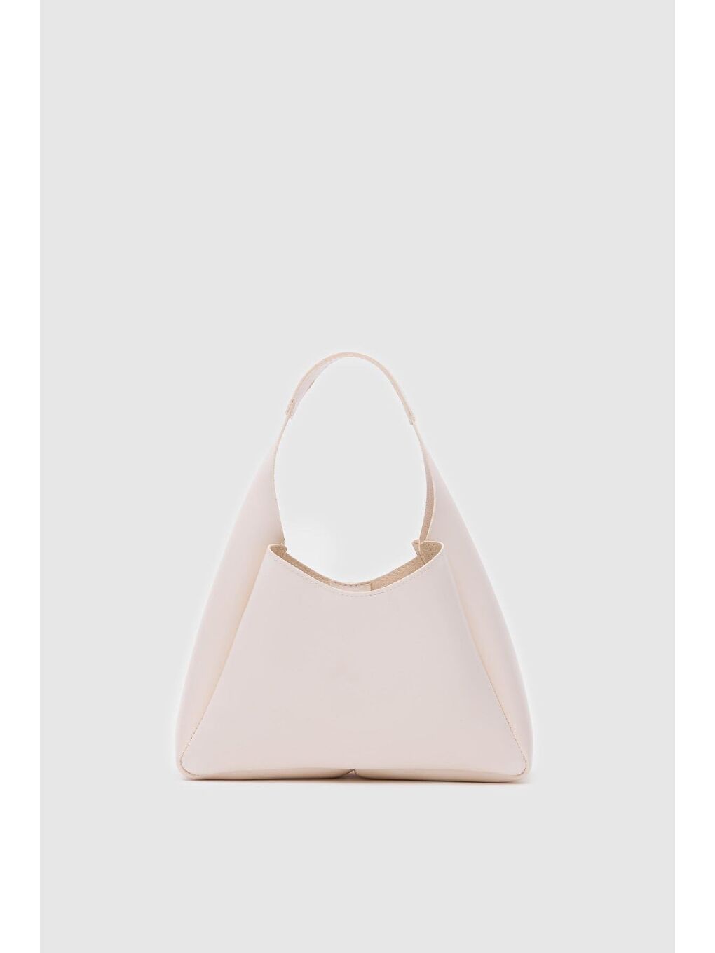 Ekru Mono Yavrulu Omuz Çantası Krem