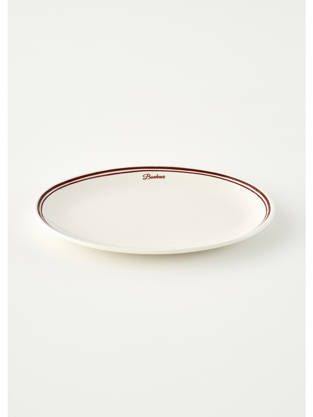 Bonheur Porselen Sunum Tabağı Bordo (31 Cm)-2