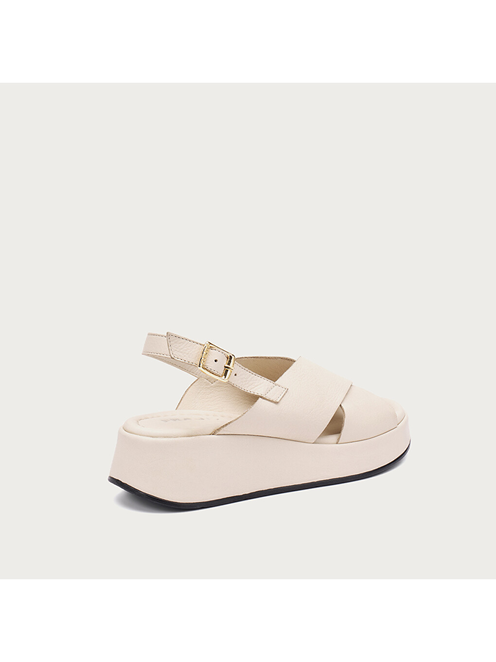 Beyaz Kadın Sandalet 04M4 LEATHER Platform Sandals-2