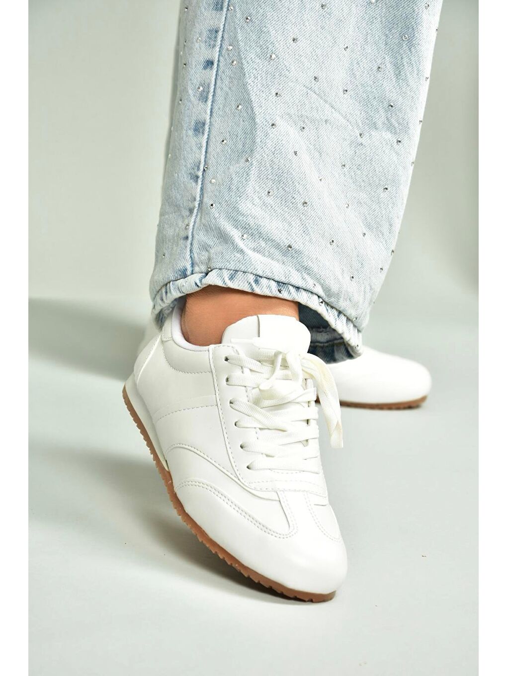 Beyaz Kadın Sneaker U6528462-1