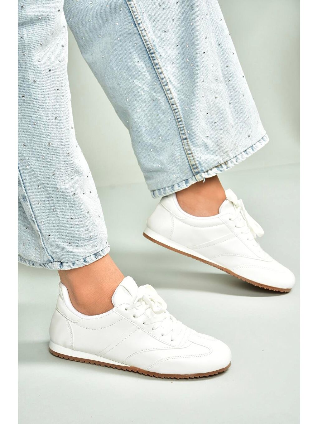 Beyaz Kadın Sneaker U6528462-2