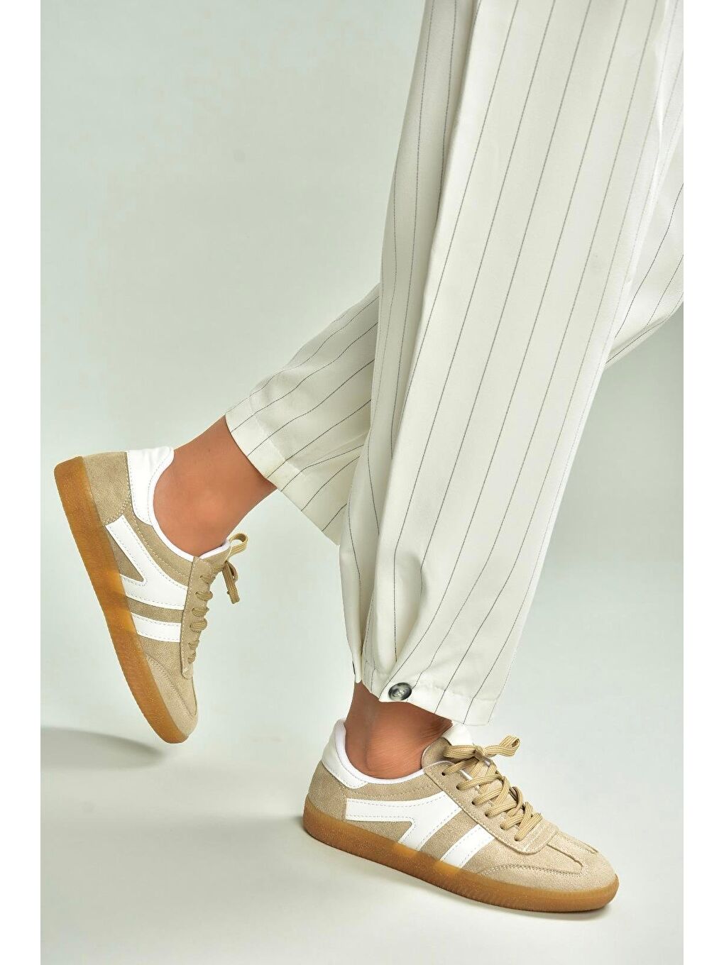 Bej Kadın Sneaker U6528614