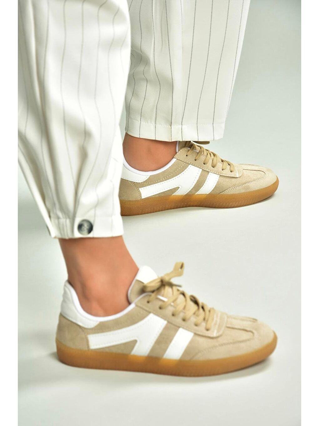 Bej Kadın Sneaker U6528614-2