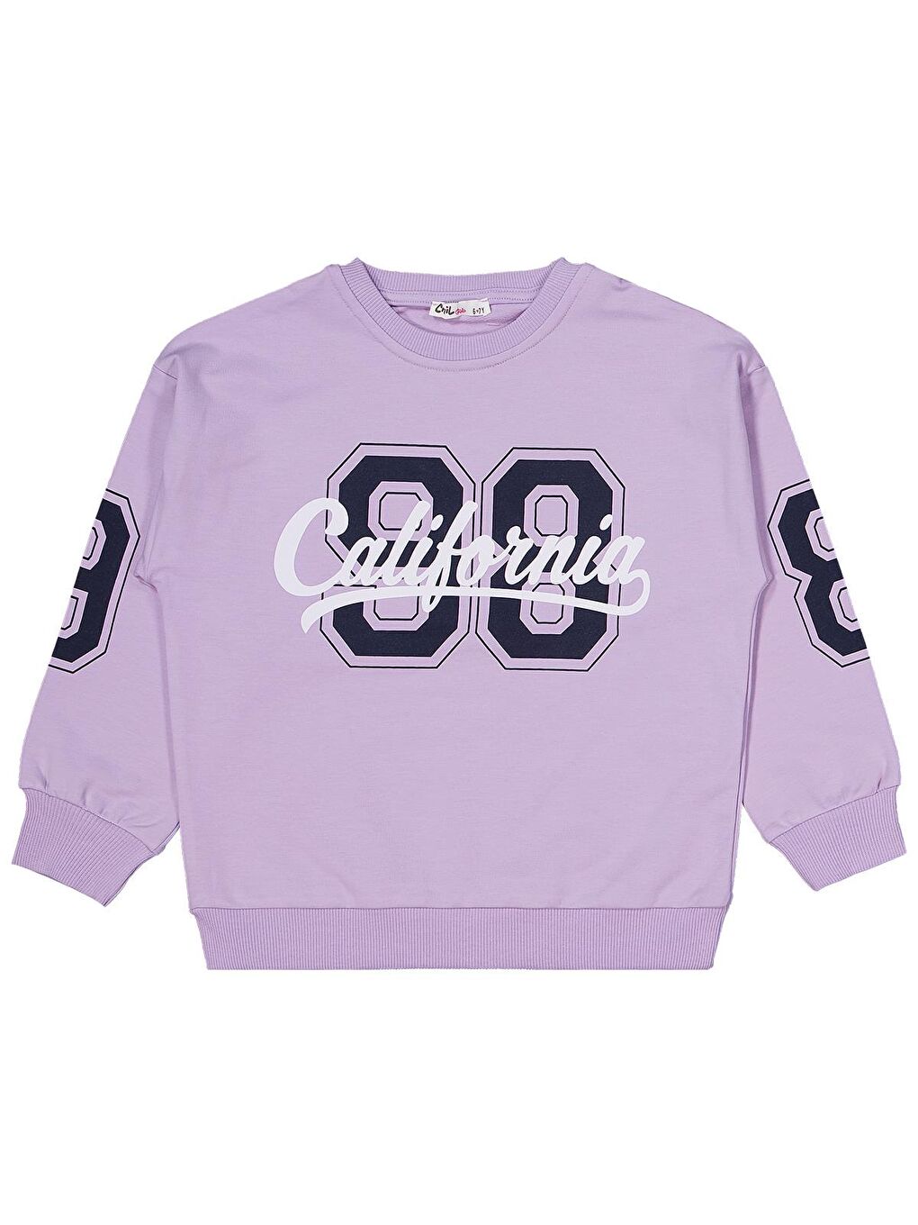 Beyaz Girls New York Baskılı 2'li Set 6-9 Yaş Sweatshirt - Standart-4
