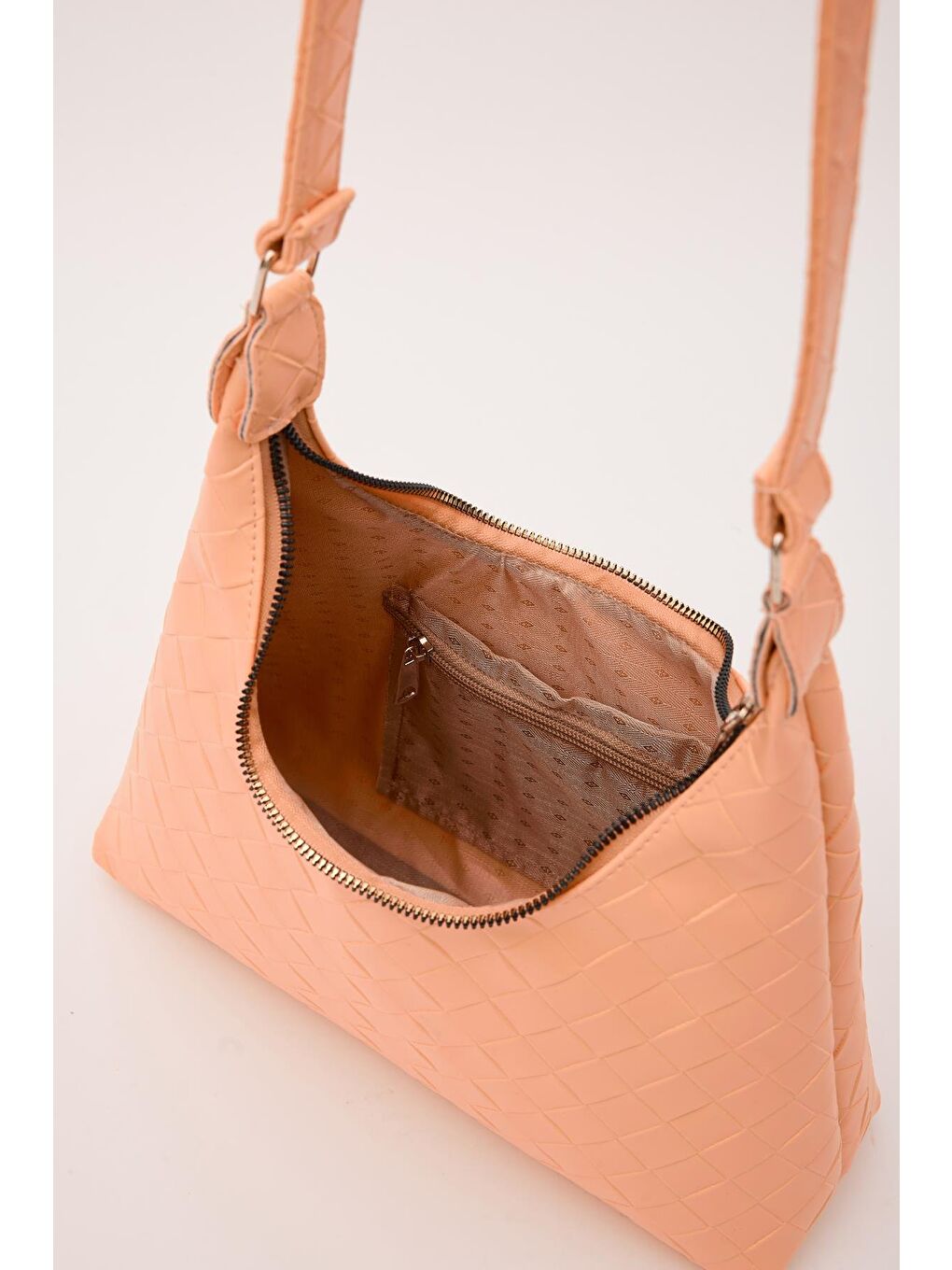 Pembe Dorian Çapraz Çanta Somon-5