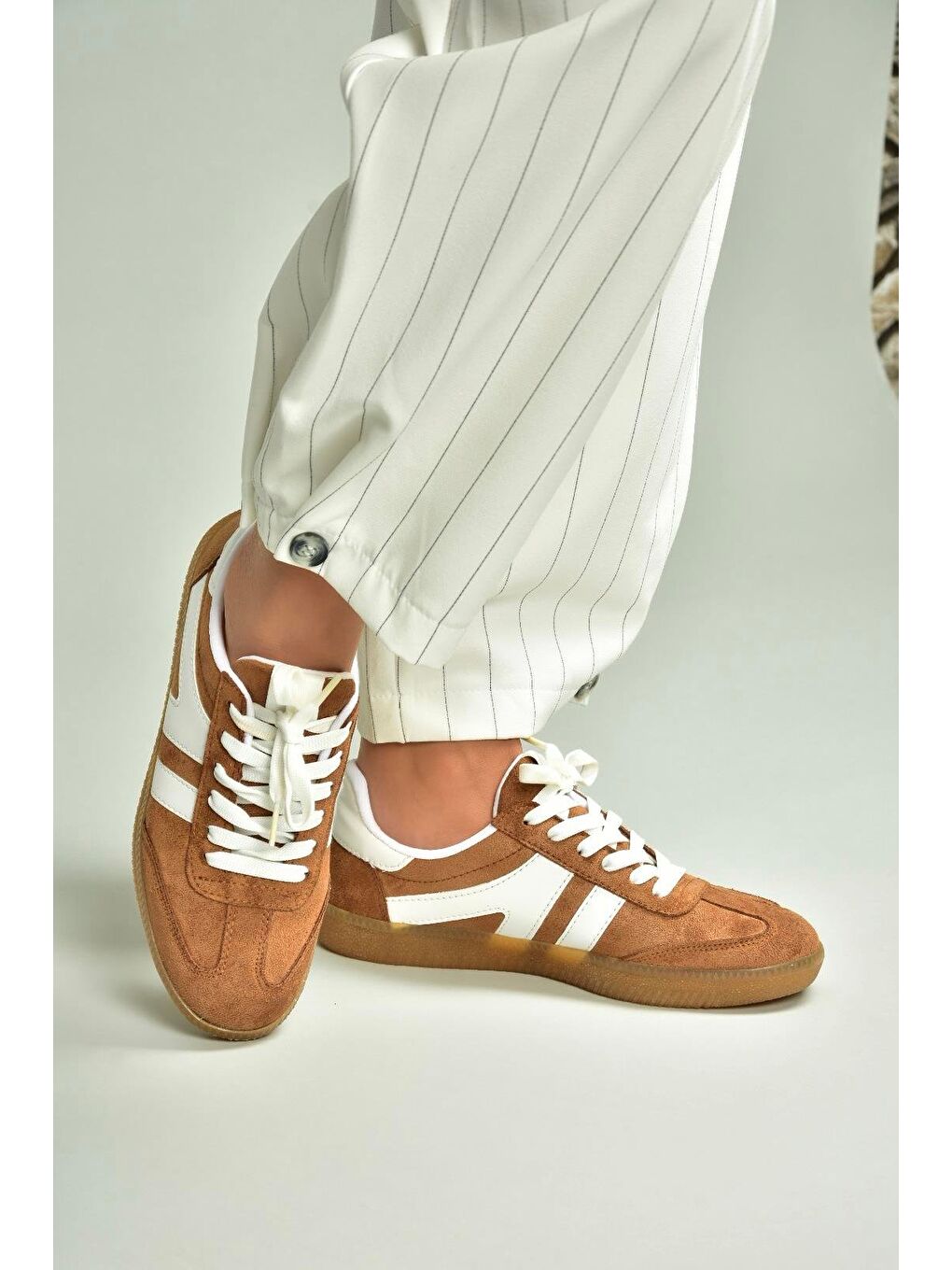 Kahverengi Taba Kadın Sneaker U6528614-3