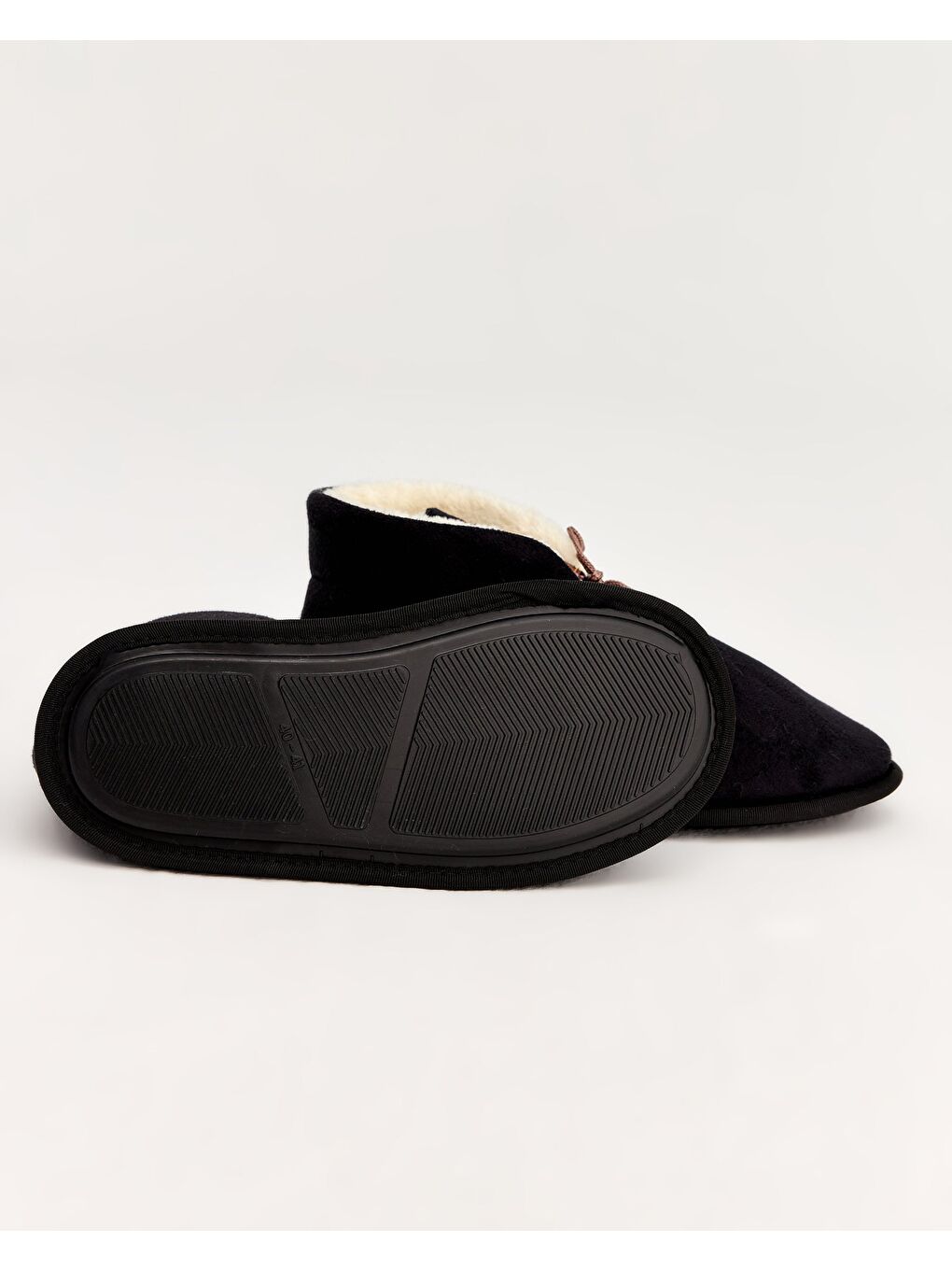 Lacivert Erkek Bağcık Detaylı Panduf - KULİ-1