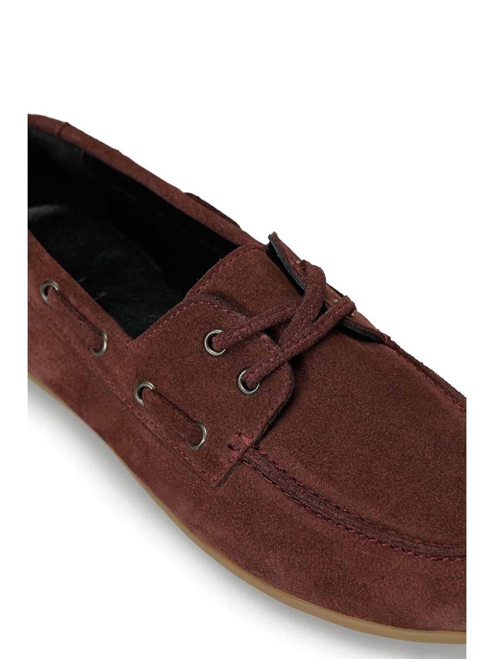 26k-224 Bordo Kadın Loafer-6