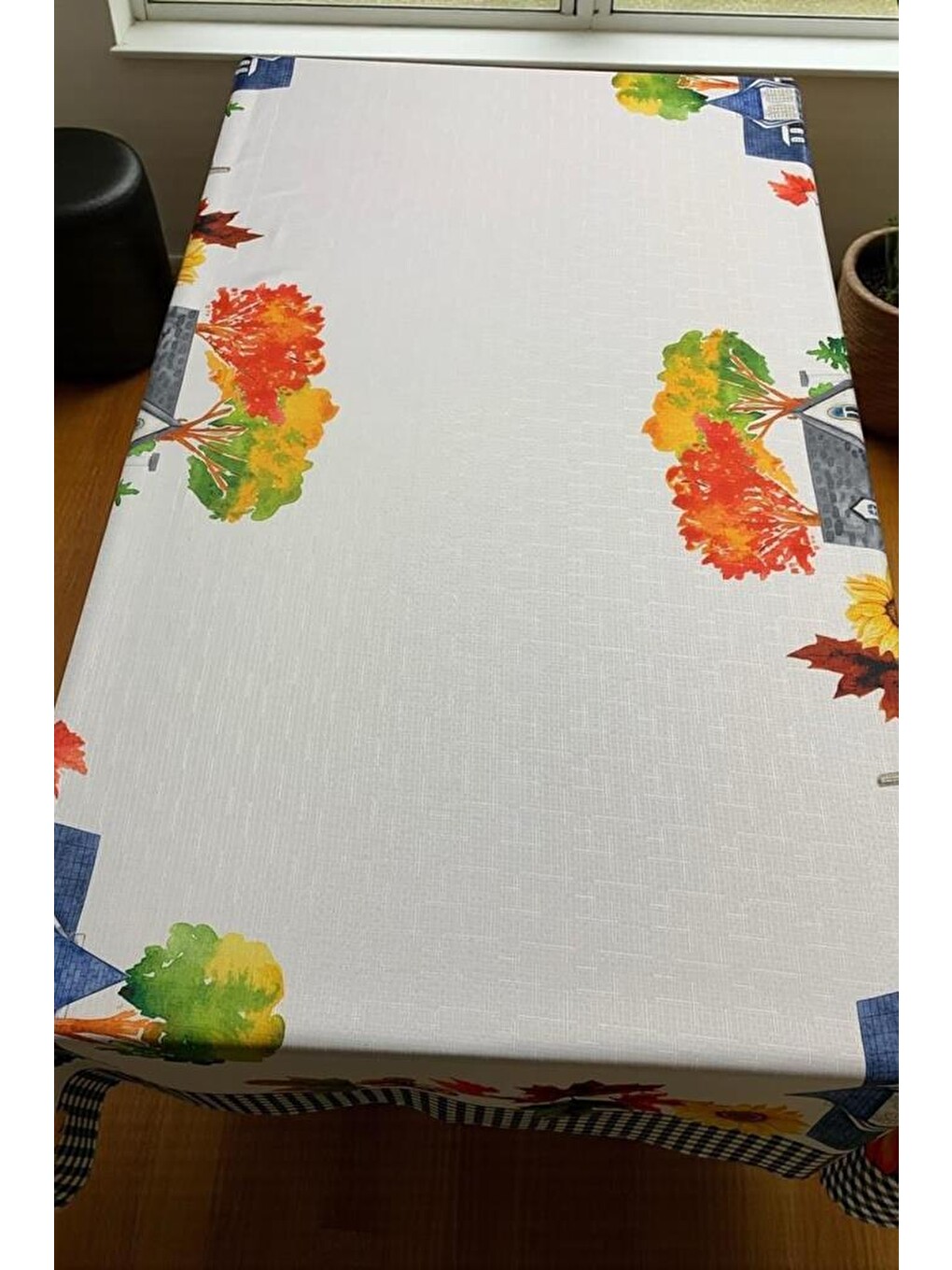 Karışık Sonbahar Dertsiz Masa Örtüsü 120x150 Cm-1