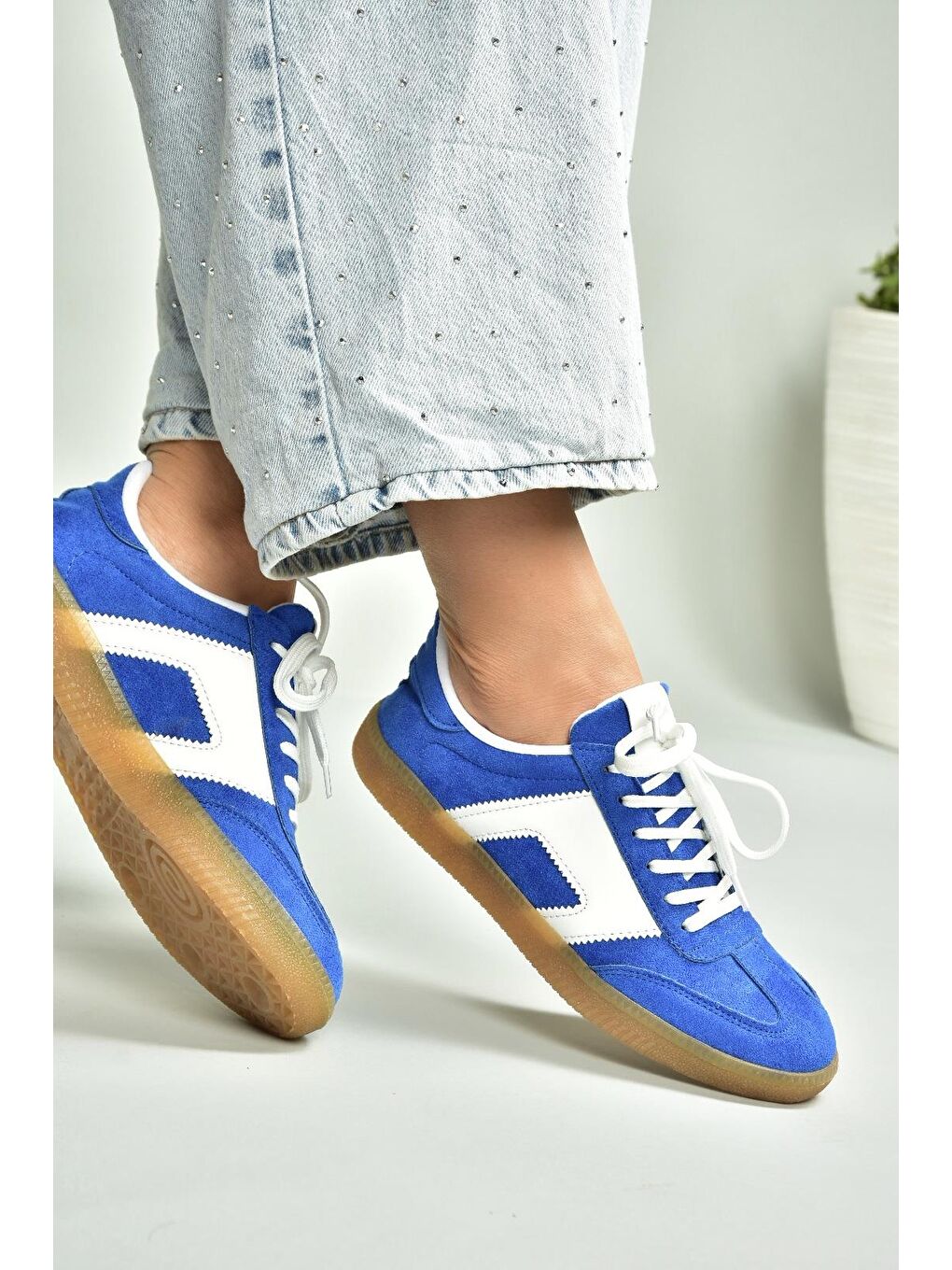 Saks Mavi Kadın Sneaker U6528573-3