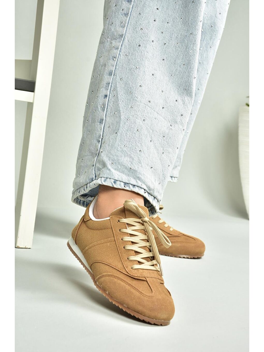 Kahverengi Taba Kadın Sneaker U6528462-3