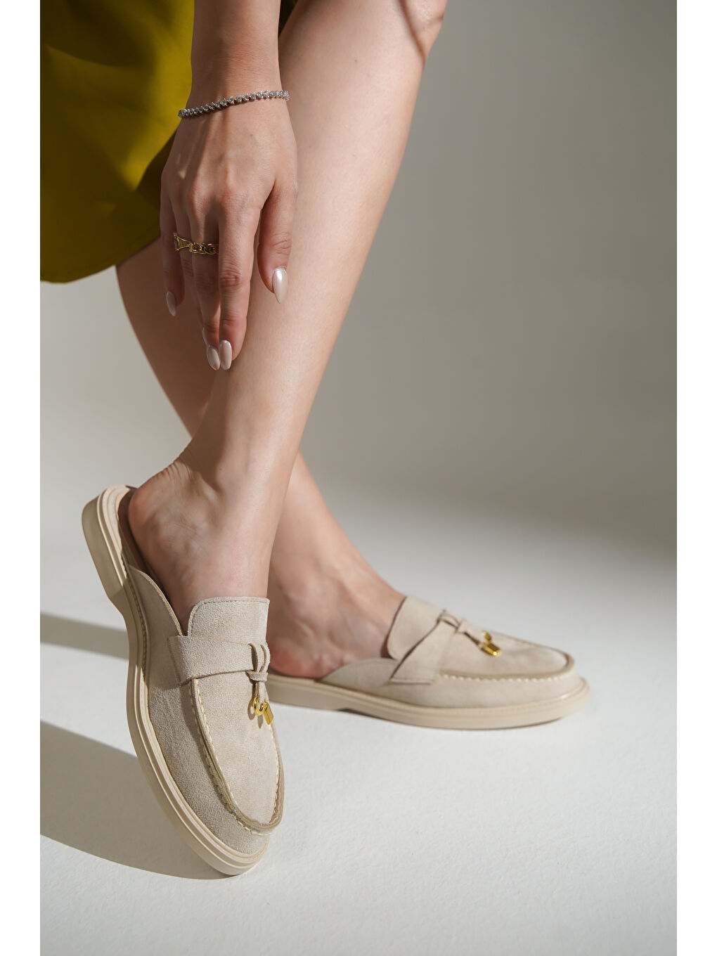 Bej Karol Kadın Terlik LNP-2