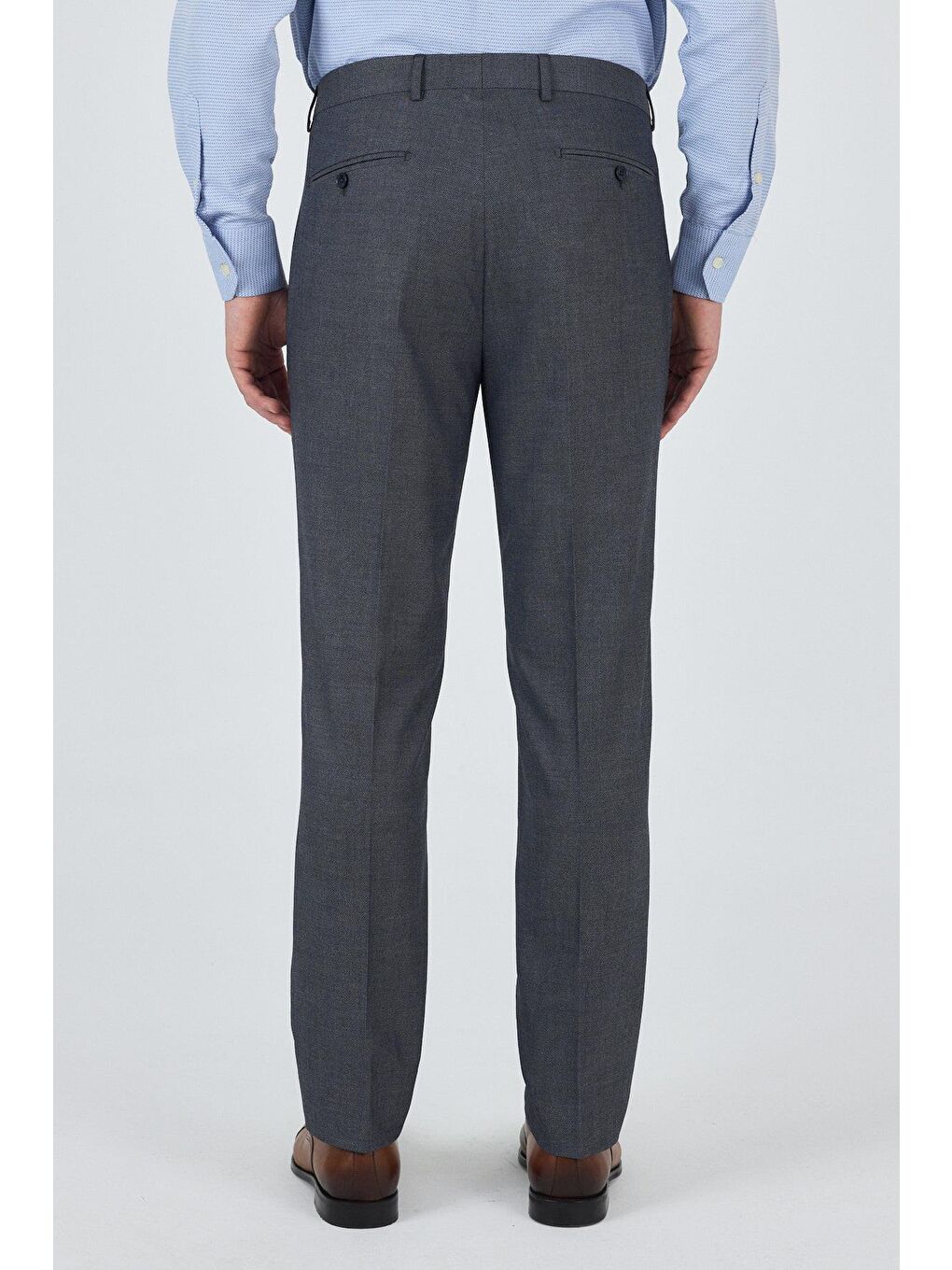 Koyu Antrasit Esnek Yandan Cepli Comfort Fit Classic Pantolon 1003250154-4